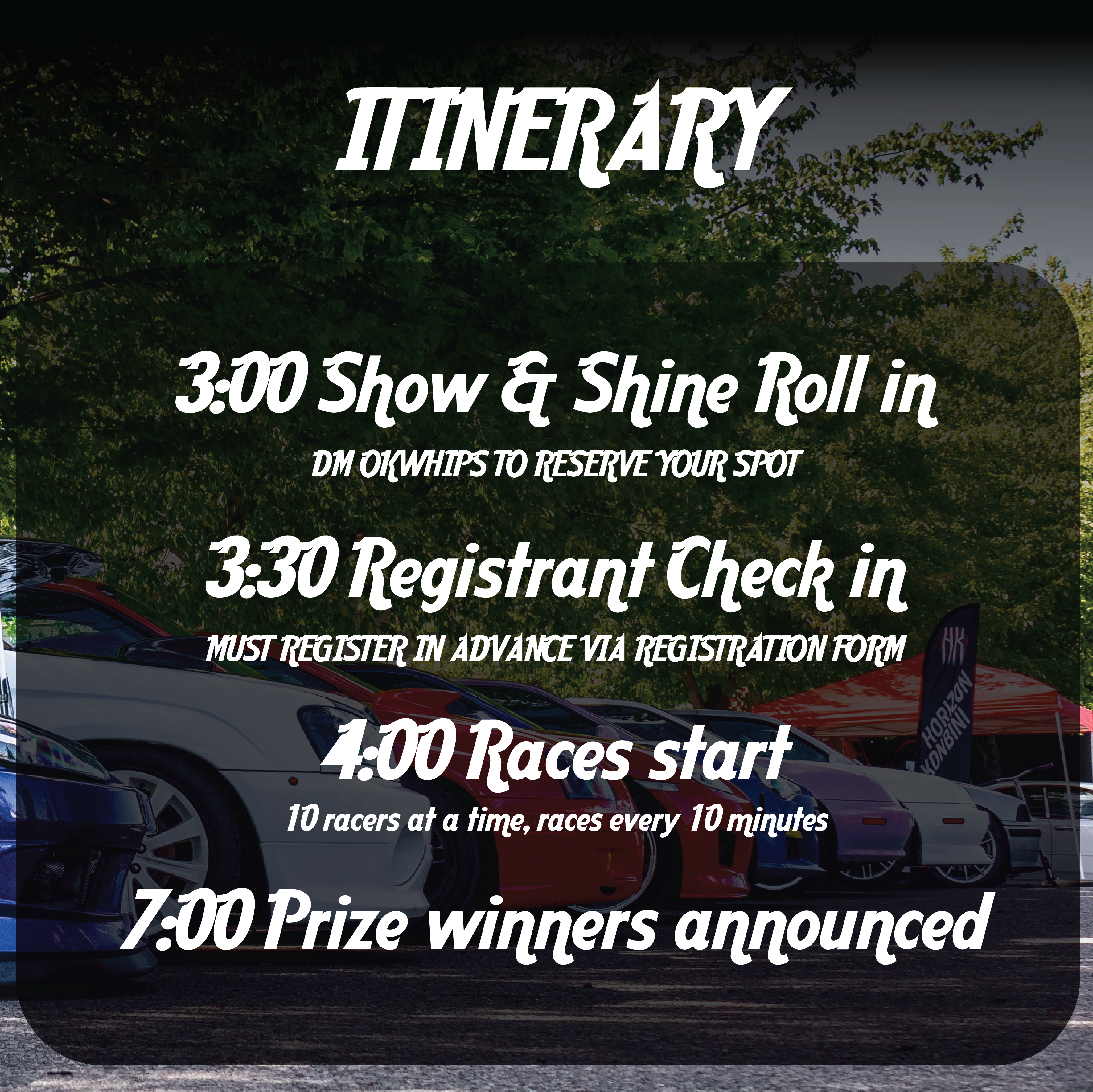Karting Tournament + Show & Shine - August 24th, 2025 - Scott Hargrove Motorsports